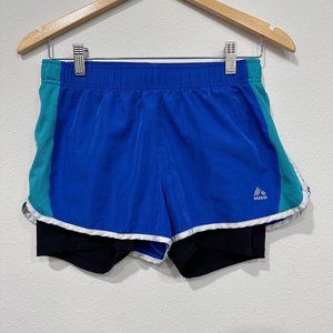 Reebok Blue and Teal running shorts